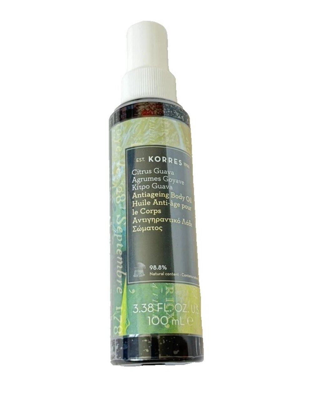 Korres Citrus Guava Antiageing Body Oil NEW 3.38 fl oz 100mL Sealed NIP